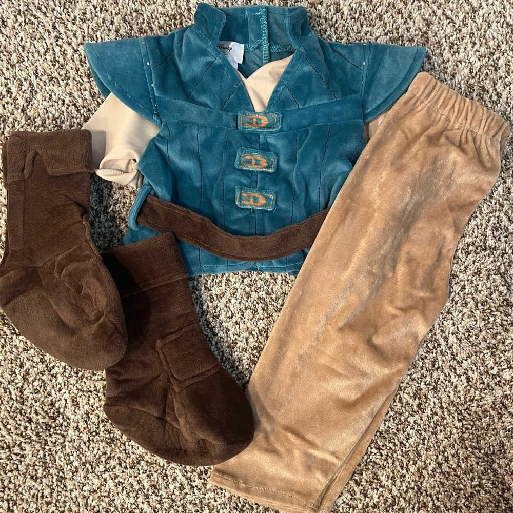 Disney Teal and Brown Kids Costume Outfit